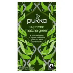 Pukka Supreme Green Matcha Te Ø, 20br.