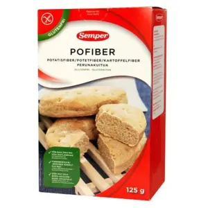 Semper Pofiber glutenfri kartoffelfiber, 125g.