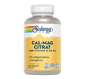Solaray Cal-Mag m. 25 mcg D+ 50 mcg K2, 150kap.