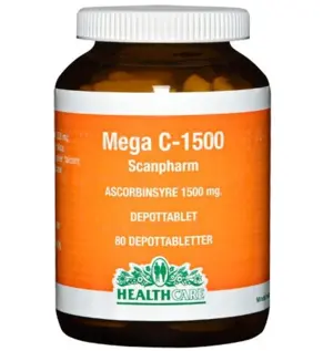 Health Care Mega C 1500 mg, 80tab.