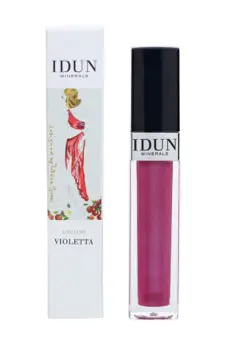IDUN Minerals Lips Lipgloss Violetta, 6ml.