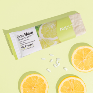 Nupo One Meal Bar Lemon Crunch, 60g. 1stk.