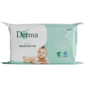 Derma Eco Baby Vådserviet  64 stk.
