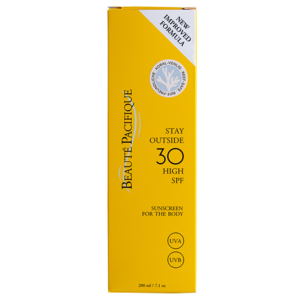 Beaute Pacifique Solcreme Stay Outside 30 SPF til hele kroppen, 200ml.