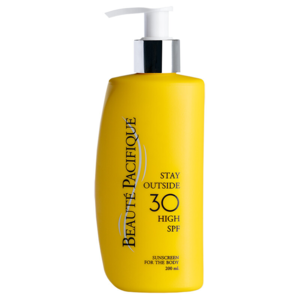 Beaute Pacifique Solcreme Stay Outside 30 SPF til hele kroppen, 200ml.
