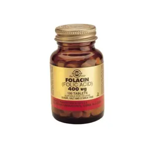 Solgar Folsyre 400 mcg (Folacin), 100 tabl.