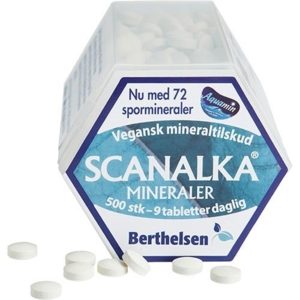 Scanalka Mineraler, 500tab.