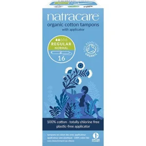 Natracare tampon regular m. hylster, Øko. 16 stk.