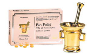 Bio-Folin 400mcg. folinsyre, 180tabl.