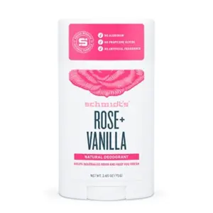 Deodorant stick Rose+Vanilla Schmidt´s, 75 g.