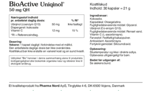 BioActive Uniqinol, 30 kaps.
