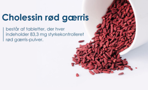 Cholessin - Rød gærris, 120 tabl.