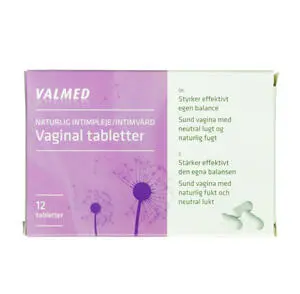 Valmed Vaginaltabletter, 12stk.
