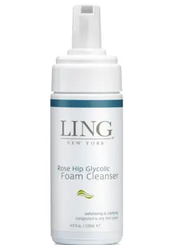 Ling Rose Hip Glycolic Foam Cleanser, 120ml.