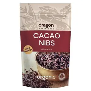 Cacao Nibs Ø Criollo Raw - Dragon Superfoods, 200 g
