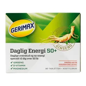Gerimax Dalig Energi 50+, 80 tab / 136 g