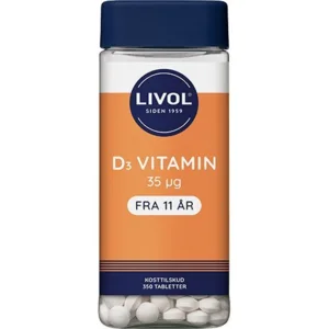 Livol Vitamin D 35 mcg, 350 tab / 170 g