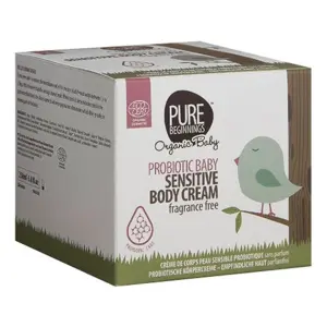 Pure Beginnings Baby sensitive body cream fragrance free, 250 ml
