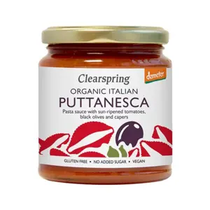 Clearspring Pasta sauce Puttanesca Ø, 300g