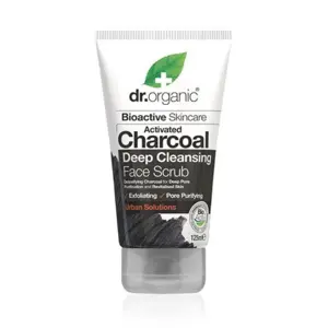 Dr. Organic Face Scrub Charcoal Deep Cleansing, 125 ml
