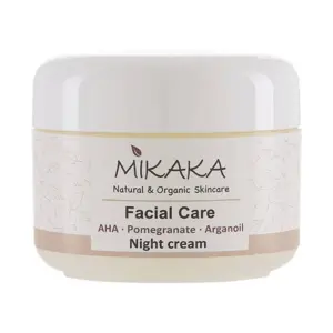 Mikaka Night Cream – AHA, Pomegranate & Argan, 50ml