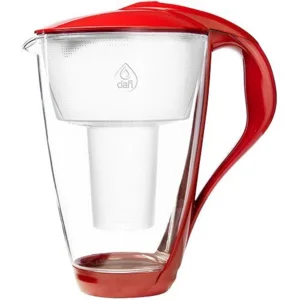 Glaskande 2,0 l rød Dafi, 1stk