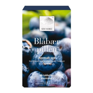 New Nordic Blåbærpillen, 30tab/27,30g