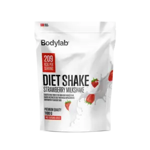 Bodylab Diet Shake - Strawberry Milkshake, 1100g.