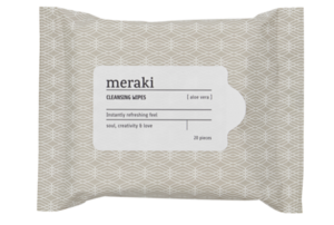 Meraki Opfriskende renseservietter, aloe vera, 50 gms spunlace, 20 stk./pk.