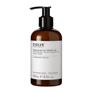 Evolve Sunless Glow 3-in-1 Gradual Tan, 250ml.