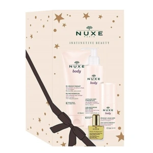 Nuxe body luksus gaveæske xmas,shower gel, 24 timers fugtgivende, 460ml