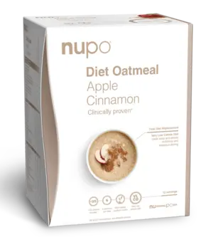 Nupo Diet Oatmeal Apple Cinnamon, 384g.