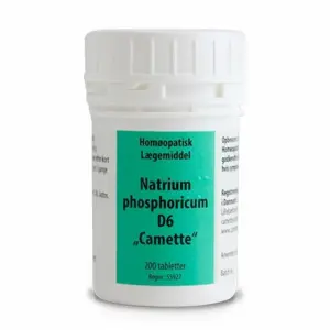 Camette Natrium phos. D6 Cellesalt 9, 200 tab/50g