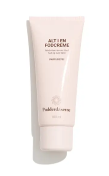 Pudderdåserne Alt i en fodcreme 001, 100ml.