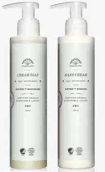 Rudolph Care Acai Hand Cream & Cream Soap Duo Pack, 2x200ml.