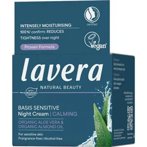 Lavera Regenerating Night Cream Aloe Vera & Almond Oil Basis Sensitiv, 50ml