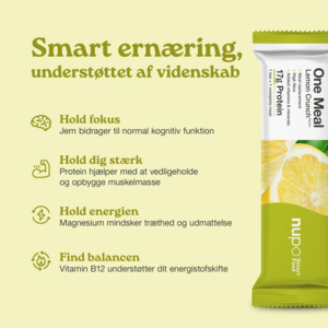 Nupo One Meal Bar Lemon Crunch, 15stk.