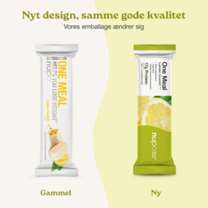 Nupo One Meal Bar Lemon Crunch, 15stk.