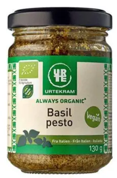 Urtekram Økologisk grøn Pesto, 130g.