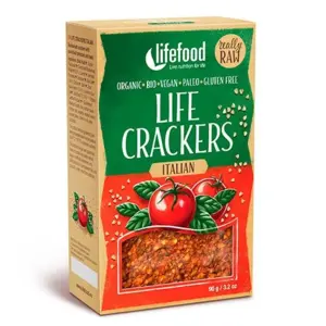 Lifefood Life Crackers Italian RAW Ø, 90g