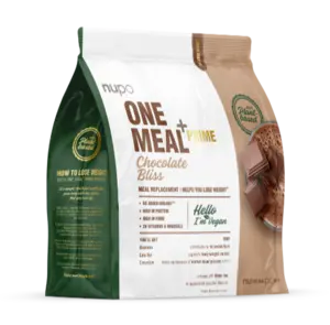 Nupo One Meal +Prime Vegan – Chocolate Bliss, 6/9 port.