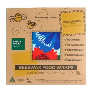 Bee Wrappy Beeswax Food Wraps 2 x Small