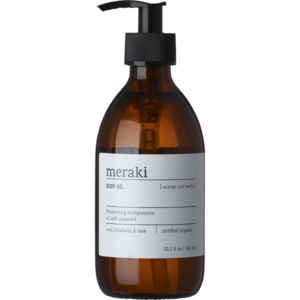 Meraki Body olie, Orange & herbs, 300ml.