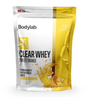 Bodylab Clear Whey Sweet Orange, 500 g.