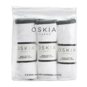 OSKIA 3 x Dual Active Cleansing Cloths