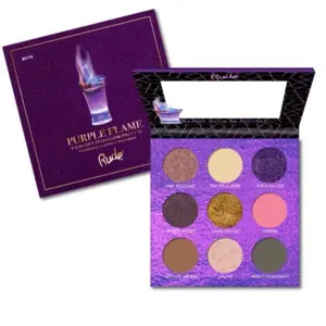 RUDE Cosmetics Cocktail Party - 9 Eyeshadow Palette - Purple Flame