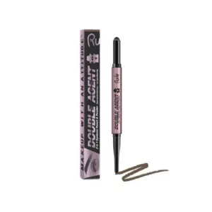 RUDE Cosmetics Double Agent - 2 in 1 Eyebrow Pencil & Powder - Taupe