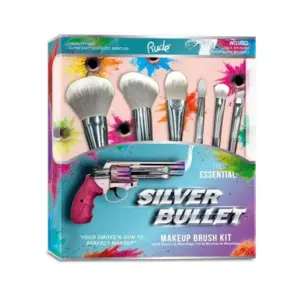 RUDE Cosmetics Silver Bullet Makeup Brush Kit