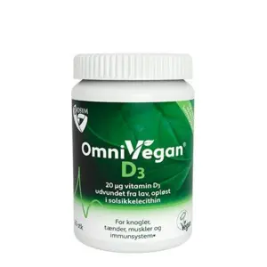 OmniVegan D3-vitamin 20 mcg, 60kap