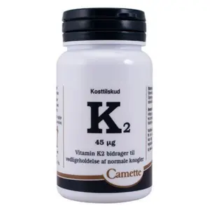 Camette K2 Vitamin 45 mcg. 180tab